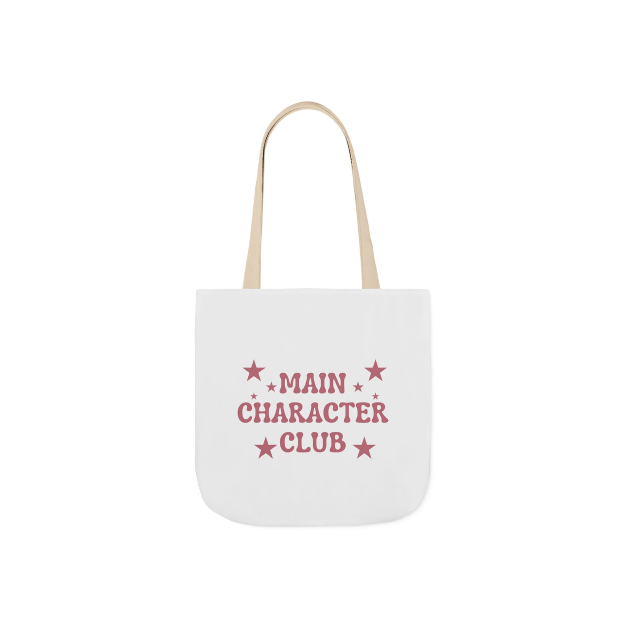 Main Character Club Tote Bag | Stylish Canvas Shoulder Bag, Everyday Carry all, Trendy Eco-Friendly Shopper, Bold Graphic Accessory
