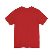 Red t-shirt on a white background